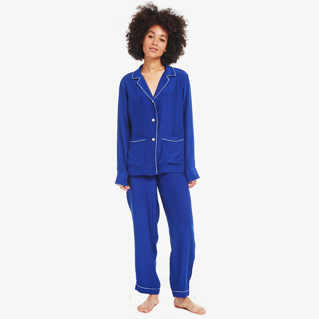 The Sleep Code The Sleep Code Pajamas Ayla Washable Silk PJ Set 3 The Sleep Code The Sleep Code Pajamas Ayla Washable Silk PJ Set