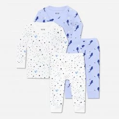 12|12 Organic Sleepwear Kid's Pajama Set - 2 Pack