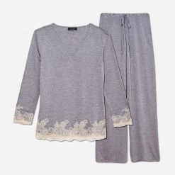 Natori Pajamas Under $200 Luxe Shangri-La Pajama Set