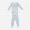 Dodo Banana Little Ones Blue Stripes Pajama Set