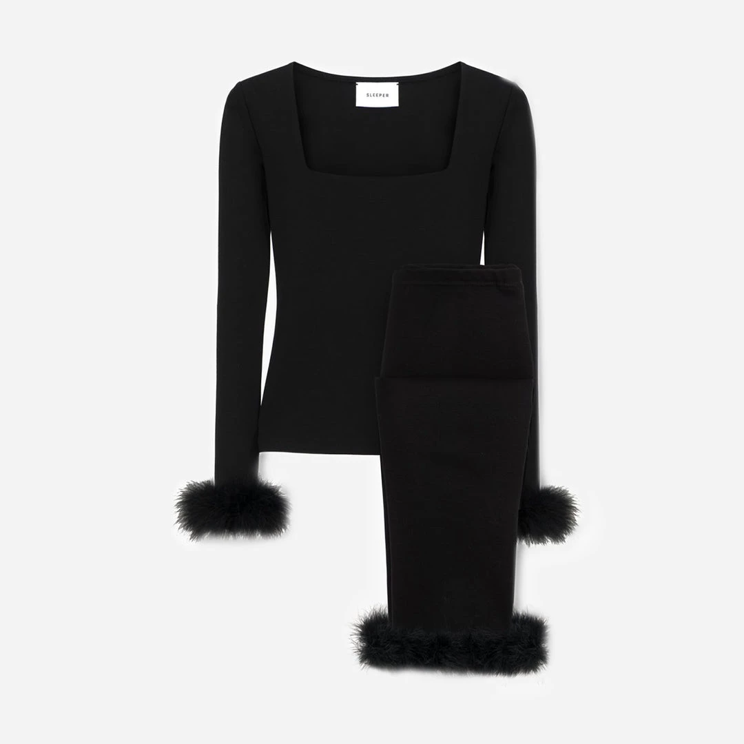 Sleeper The Weekend Chic Set With Leggings Sustainability Shop 1 Sleeper The Weekend Chic Set With Leggings Sustainability Shop