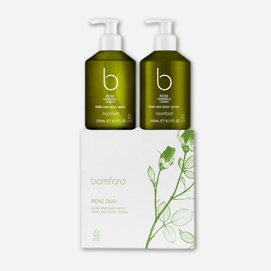 Bamford Rose Duo Gift Set Bath & Beauty 1 Bamford Rose Duo Gift Set Bath & Beauty