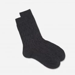 Bresciani 1970 Women's Cashmere Cable Bed Sock Sale