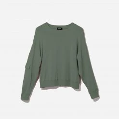 Monrow Patch Pocket Sweatshirt