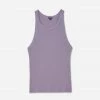 Monrow Rib Tank Loungewear Tops