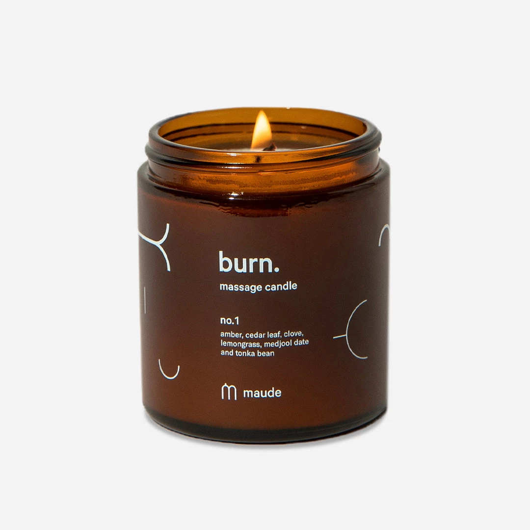 Maude Burn Massage Candle 1 Maude Burn Massage Candle