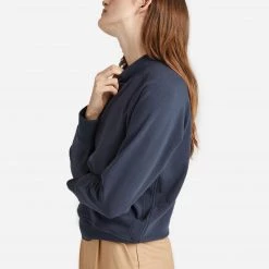 Richer Poorer Terry Mock Neck Sweatshirt Loungewear Tops