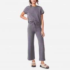 Monrow Wide Leg Lounge Sweat