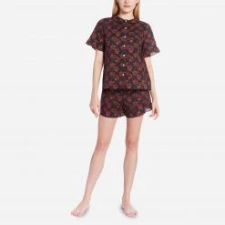 Yolke Thebe Frill Short Set Pajamas Under $200