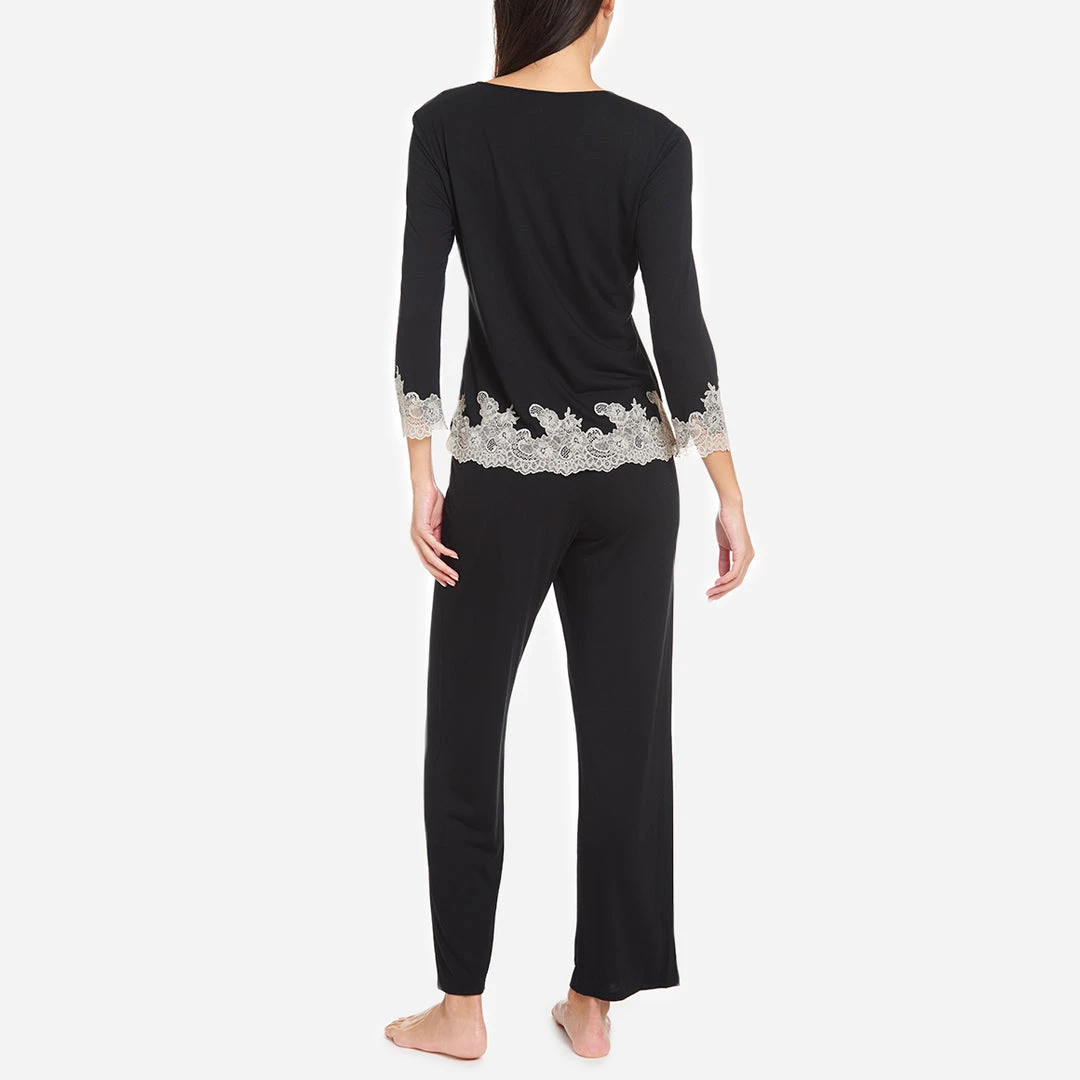 Natori Luxe Shangri-La Pajama Set 3 Natori Luxe Shangri-La Pajama Set