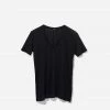 Monrow Tissue Relaxed V-Neck Tee
