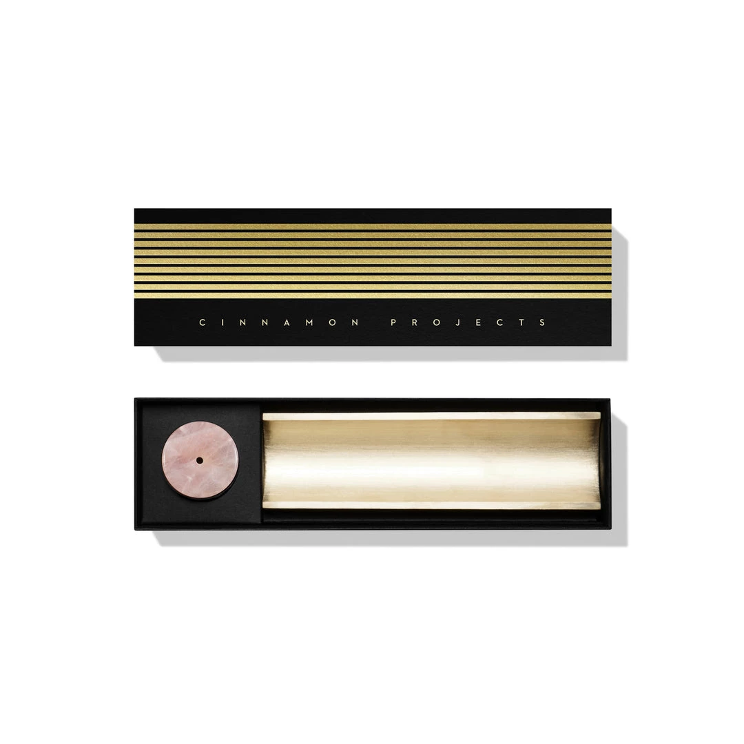 Cinnamon Projects Home Rose Quartz Incense Holder 2 Cinnamon Projects Home Rose Quartz Incense Holder
