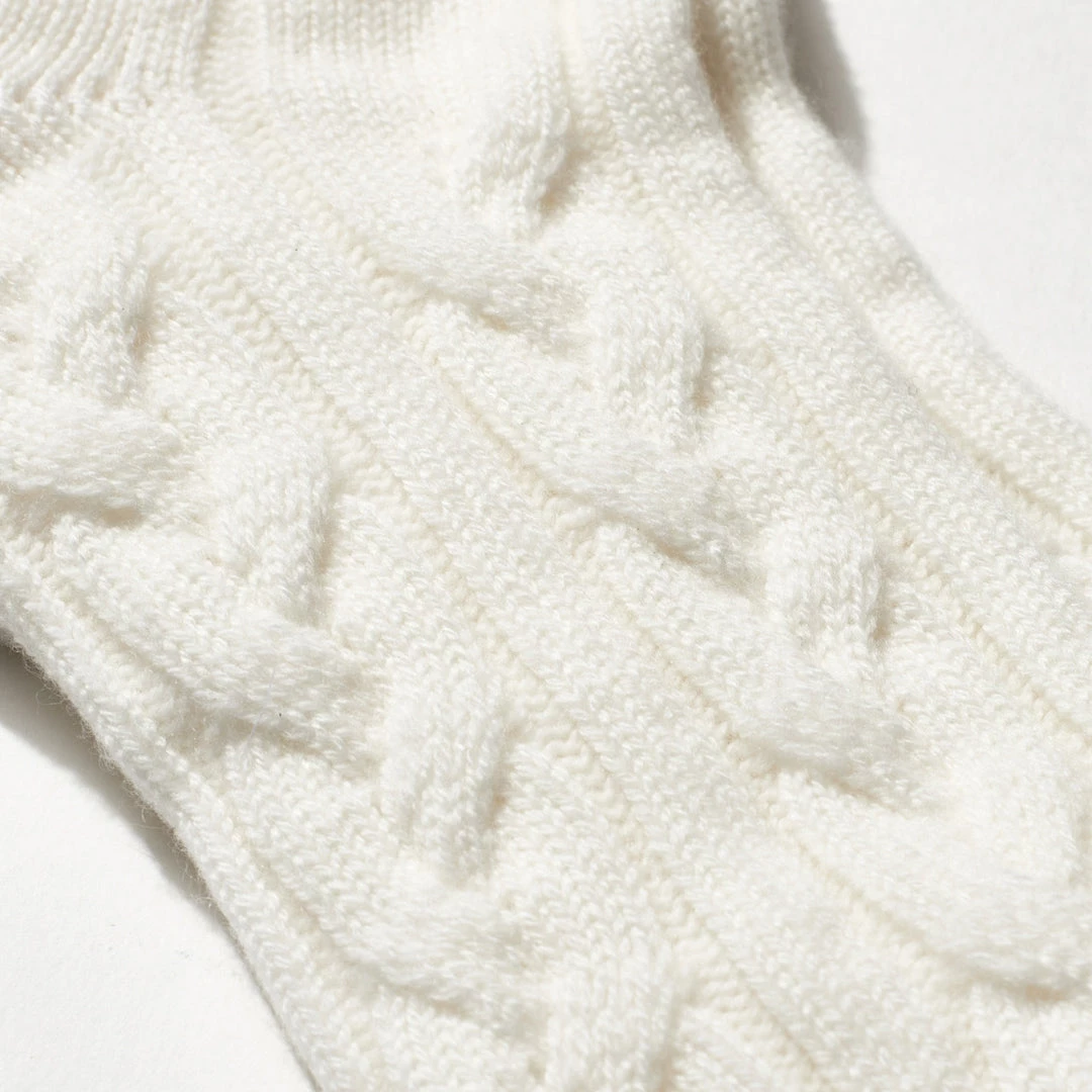 Johnstons Of Elgin Cable Cashmere Bed Sock 3 Johnstons Of Elgin Cable Cashmere Bed Sock