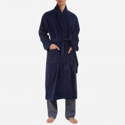 Derek Rose Sleepwear & Loungewear Men's Toweling Robe