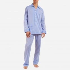 Derek Rose European Luxury Men's Classic Fit Pajama Set