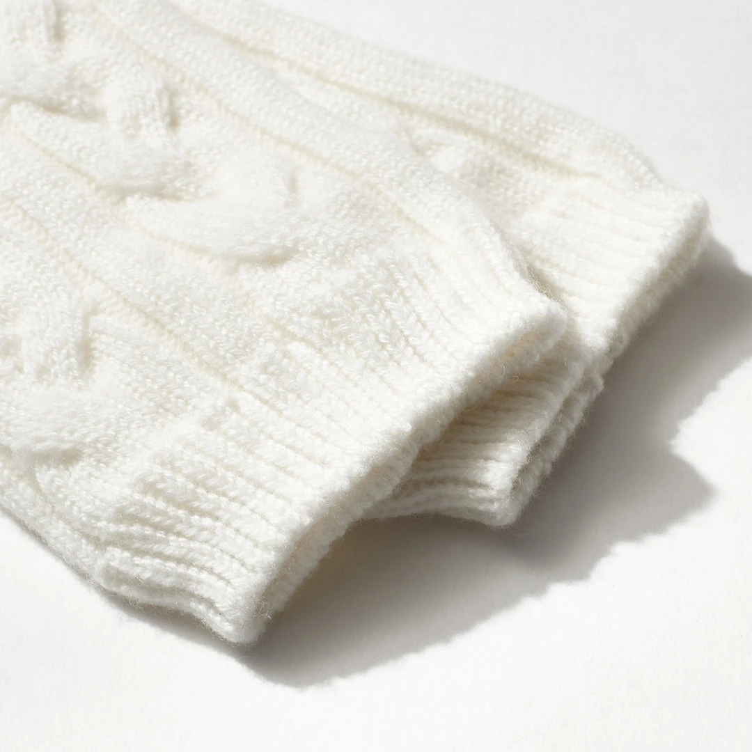 Johnstons Of Elgin Cable Cashmere Bed Sock 4 Johnstons Of Elgin Cable Cashmere Bed Sock