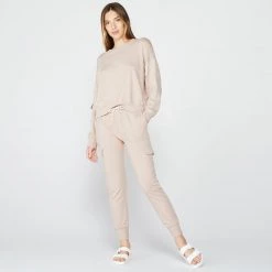 Monrow Loungewear Tops Patch Pocket Sweatshirt