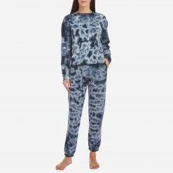 Monrow Crystal Tie Dye Boyfriend Sweats