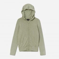 Monrow Zip Up Hoodie Loungewear Tops